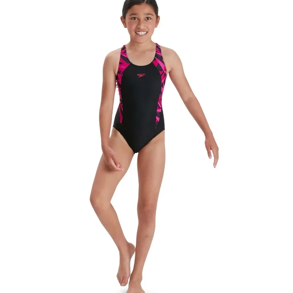 SPEEDO Maillot De Bain Natation Femme^Maillot de bain Hyper Boom Splice Muscleback Black/Electric Pink/Ecstatic