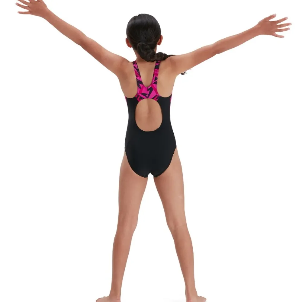 SPEEDO Maillot De Bain Natation Femme^Maillot de bain Hyper Boom Splice Muscleback Black/Electric Pink/Ecstatic