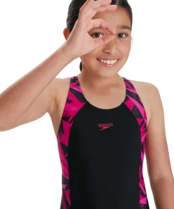SPEEDO Maillot De Bain Natation Femme^Maillot de bain Hyper Boom Splice Muscleback Black/Electric Pink/Ecstatic
