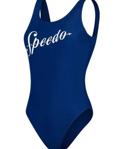 Femme SPEEDO Maillot de bain Logo Deep U-Back Ammonite