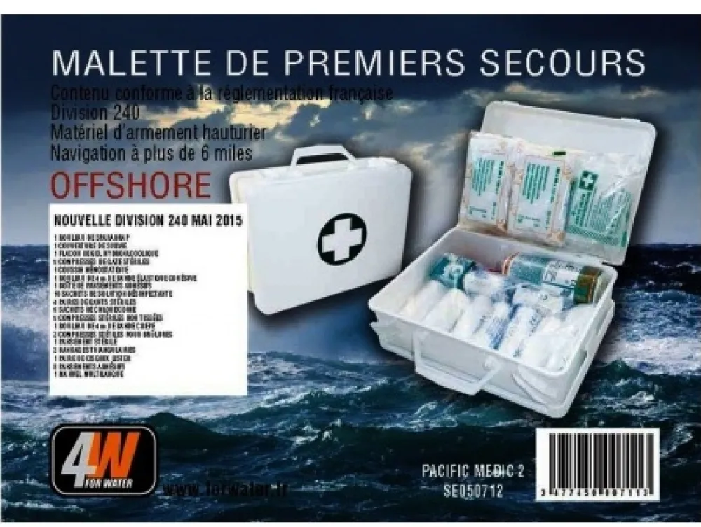 4WATER Premiers Secours^Malette de premiers secours hauturiere Pacific 2