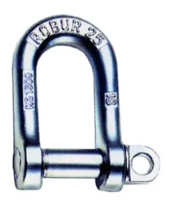 VDM Manille Bateau^Manille droite Robur galva certifiée, estampillée du 8 au 20mm
