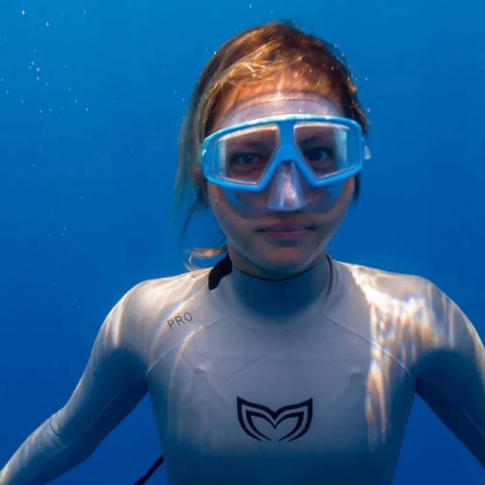 MOLCHANOVS Masque D'Apnée^Masque apnée Core Freediving Mask - Transparent/Bleu