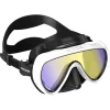 CRESSI-SUB Masques Snorkeling|Masques^Masque Cressi Honey Femme Blanc / Noir UV 420 Bleu / Jaune