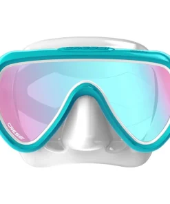 CRESSI-SUB Masques Snorkeling|Masques^Masque Cressi Honey Femme Blanc / Aquamarine UV 420 Bleu / Orange