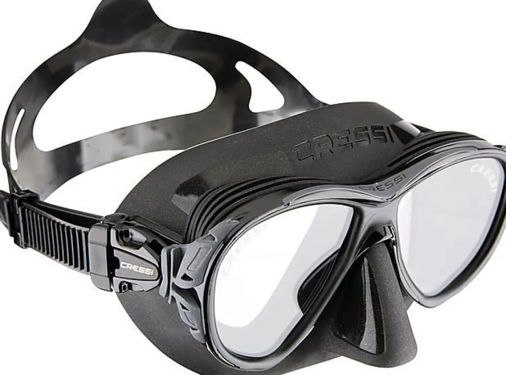 CRESSI-SUB Masque De Natation Adulte|Masques^Masque de chasse Cressi Naxos Noir