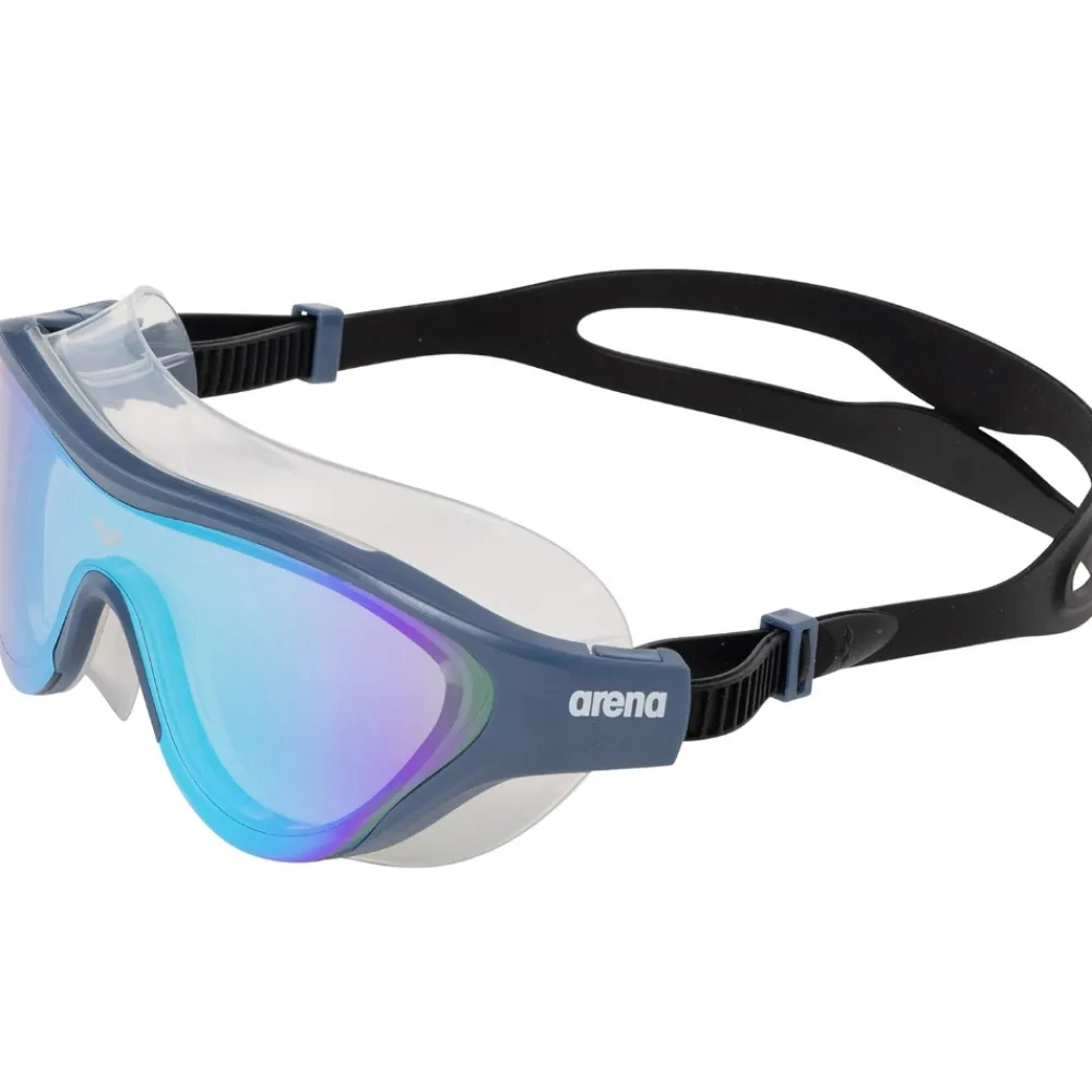 ARENA Masque de natation The One mirror - Blue grey blue black