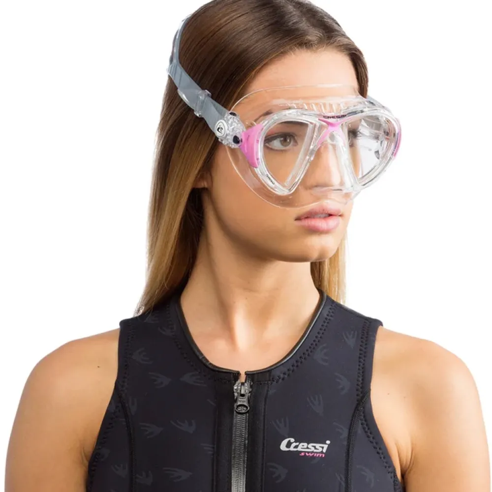 CRESSI-SUB Masque De Natation Adulte^Masque de plongée Cressi Nano transparent/Rose