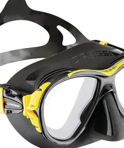 CRESSI-SUB Masque de plongée Cressi Naxos Noir/Jaune