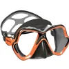 MARES Masques^Masque de plongée X-Vision Ultra LiquidSkin Noir/Orange
