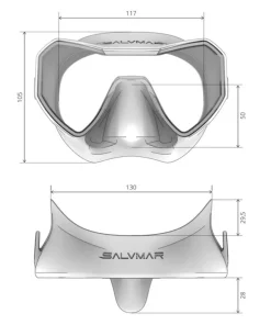 SALVIMAR Masques^Masque de plongée Néo - Aquamarine