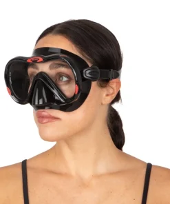 SEAC SUB Masque de plongée Boss Noir/Rouge