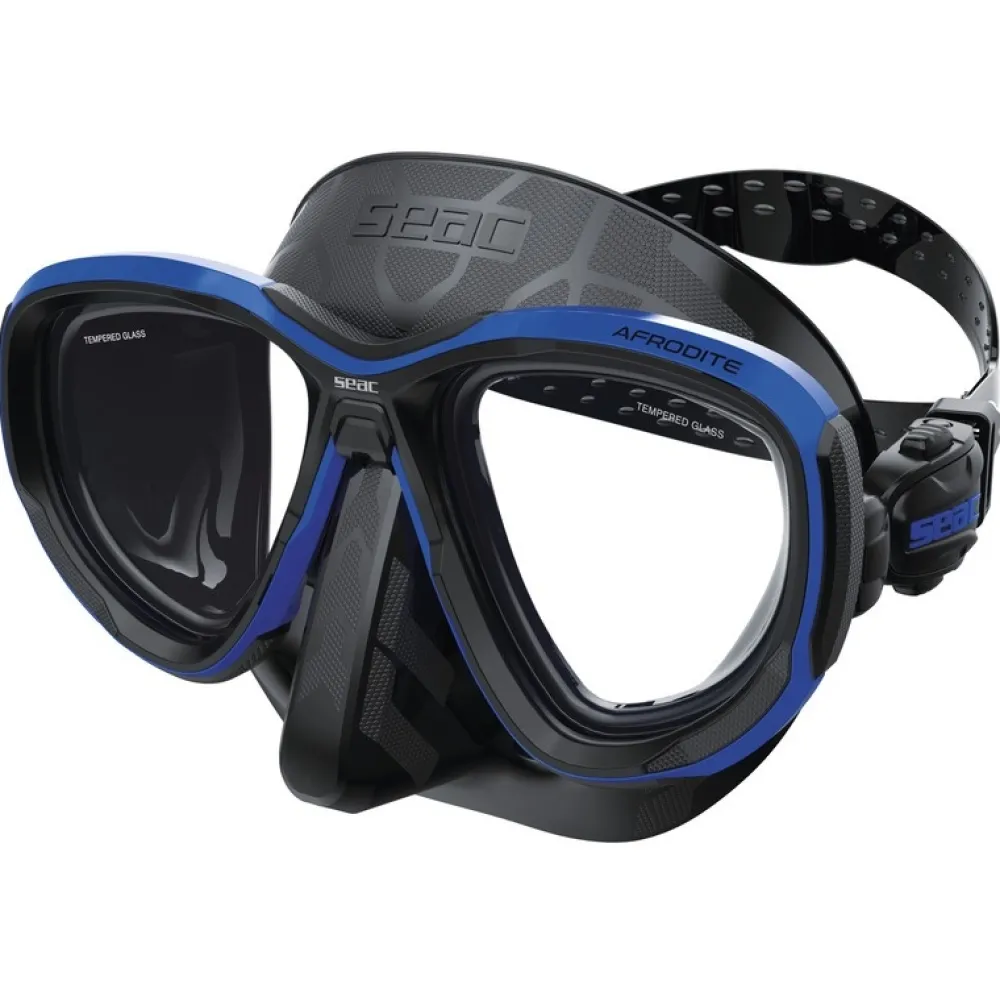 SEAC SUB Masques Snorkeling|Masques^Masque de plongée Afrodite Noir/Bleu