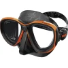 SEAC SUB Masque de plongée Afrodite Noir/Orange