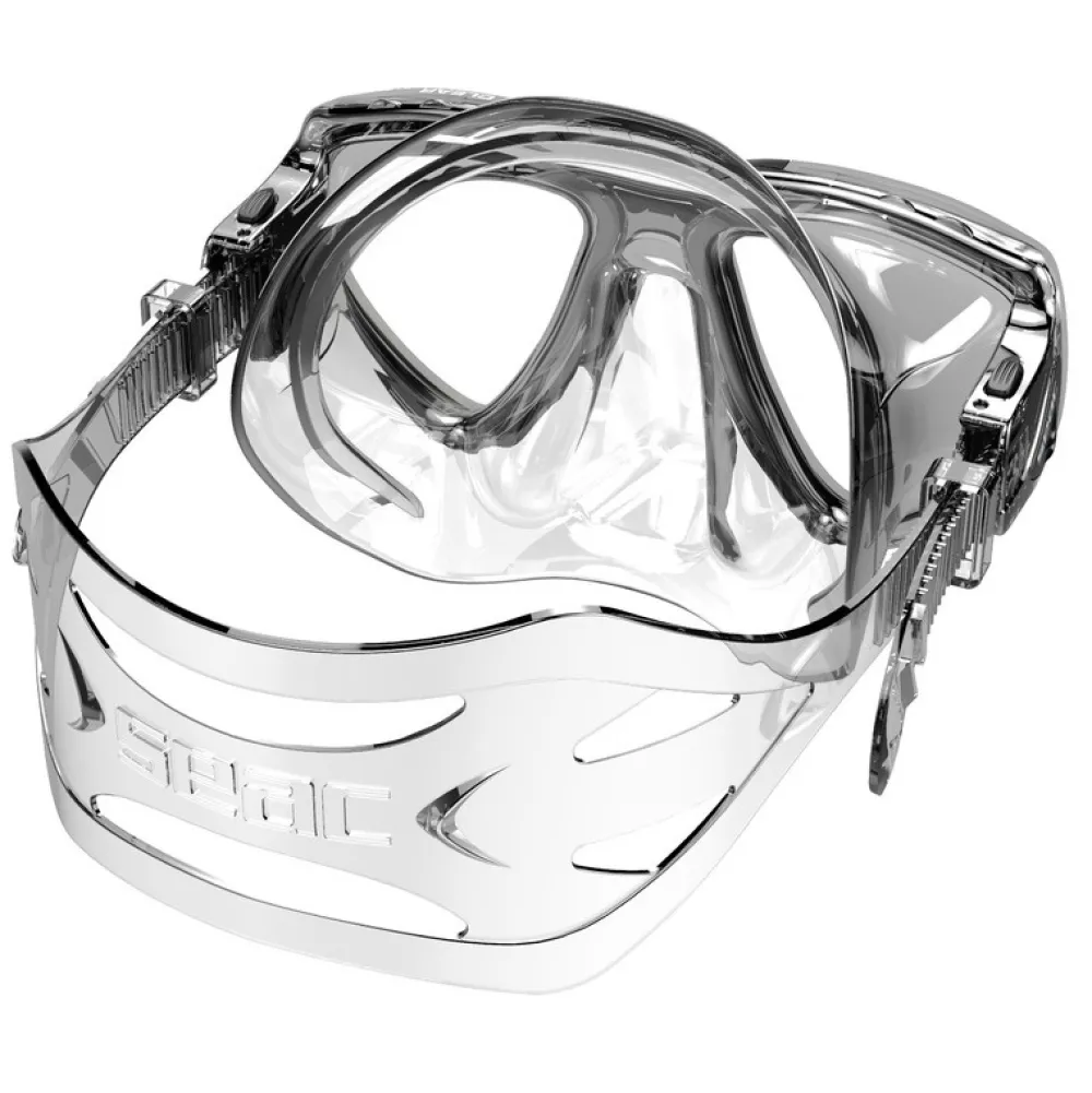 SEAC SUB Masques Snorkeling|Masques^Masque de plongée Clear Anti-buée Transparent Noir