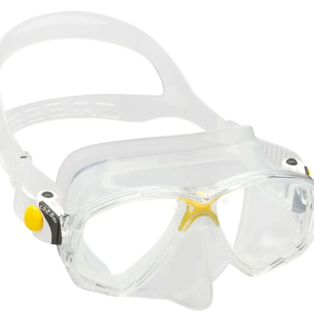 CRESSI-SUB Masques Snorkeling|Masques^Masque de plongée sous marine Cressi Marea Jaune/Transparent