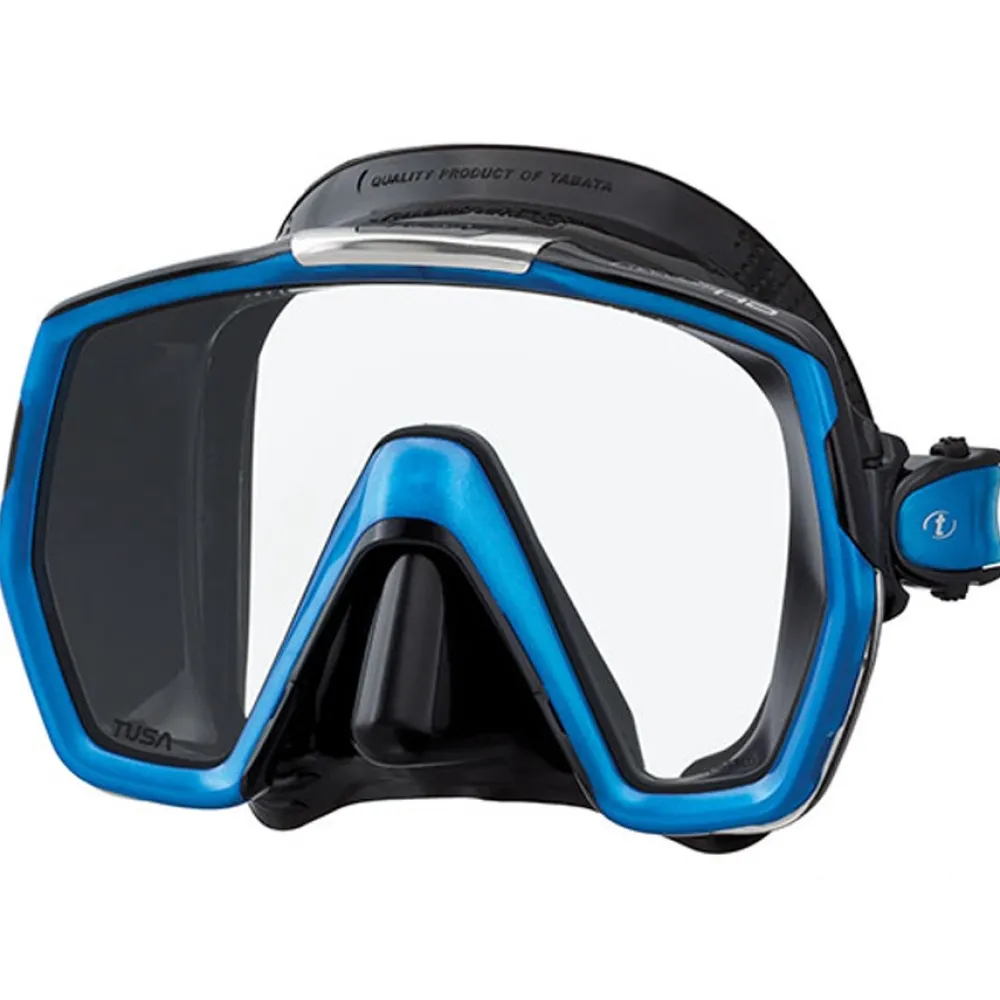 TUSA Masque de plongée Freedom HD Noir/Bleu
