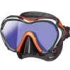 TUSA Masque de plongée Paragon S Noir/Orange
