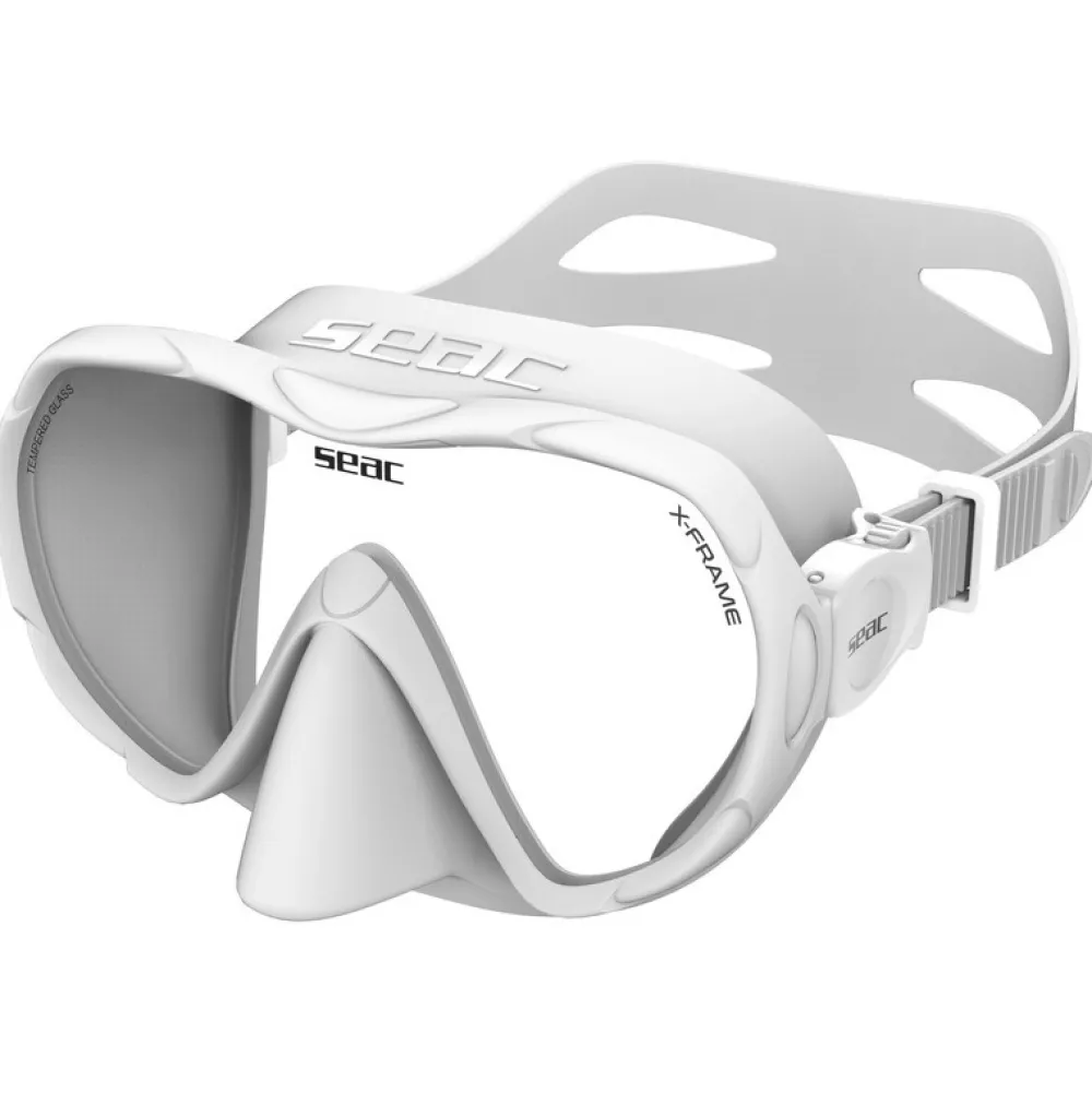 SEAC SUB Masque de snorkeling X-Frame Blanc