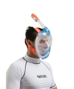 SEAC SUB Masque Facial Snorkeling^Masque facial intégral snorkeling Seac Unica Lime Junior 6+