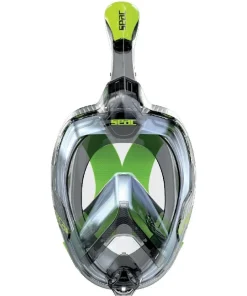 SEAC SUB Masque Facial snorkeling Magica Noir-Vert Adulte L/XL