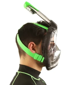 SEAC SUB Masque Facial snorkeling Magica Noir-Vert Adulte L/XL