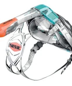 SEAC SUB Masque Facial Snorkeling^Masque Facial snorkeling Libera - Transparent/Vert - Taille L/XL
