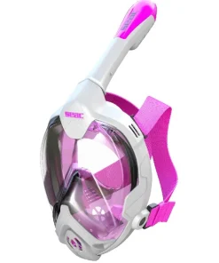 SEAC SUB Masque Facial snorkeling Magica Blanc-Rose XS/S 8 ans et +