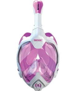 SEAC SUB Masque Facial snorkeling Magica Blanc-Rose XS/S 8 ans et +