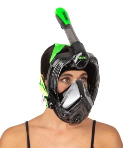 SEAC SUB Masque Facial Snorkeling^Masque Facial snorkeling Libera Noir/Vert - S/M