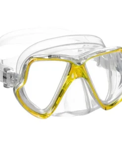 MARES Masque De Natation Adulte^Masque Wahoo Transparent/Jaune