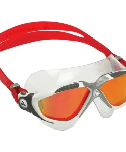 AQUA SPHERE Masque natation Aquasphere Vista - Effet Miroir Rouge Titane