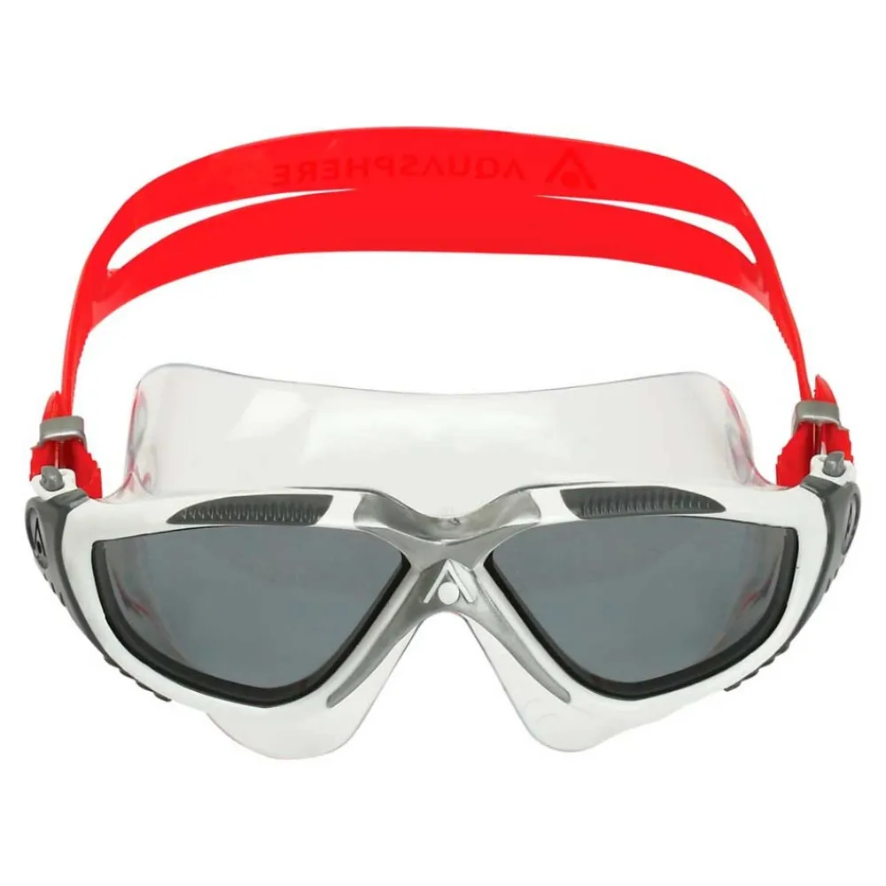 AQUA SPHERE Masque natation Aquasphere Vista - Fumée / Rouge