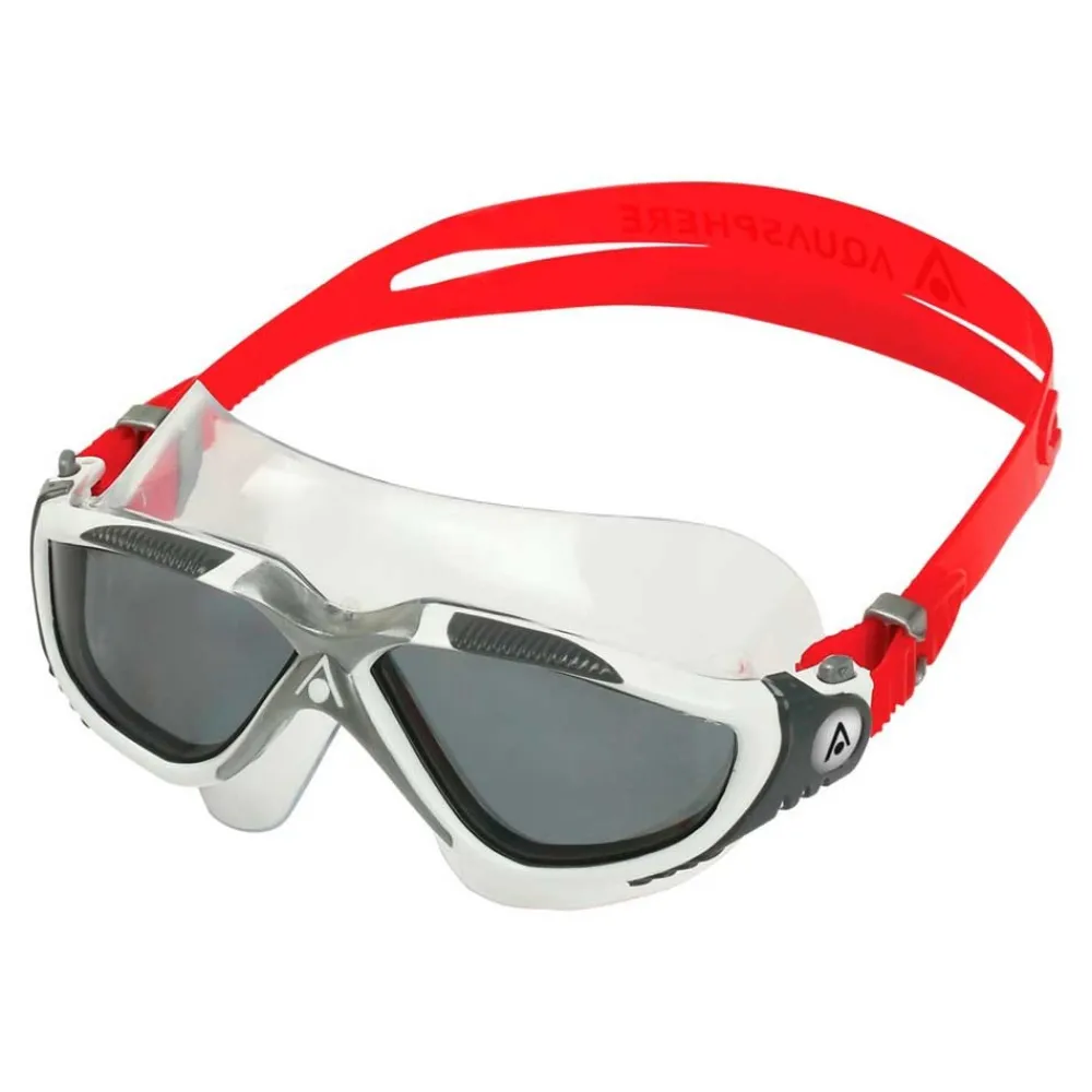 AQUA SPHERE Masque natation Aquasphere Vista - Fumée / Rouge