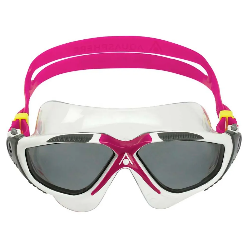 AQUA SPHERE Masque natation Aquasphere Vista - Fumée / Framboise