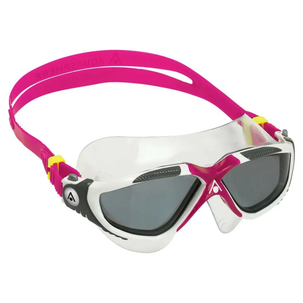 AQUA SPHERE Masque natation Aquasphere Vista - Fumée / Framboise