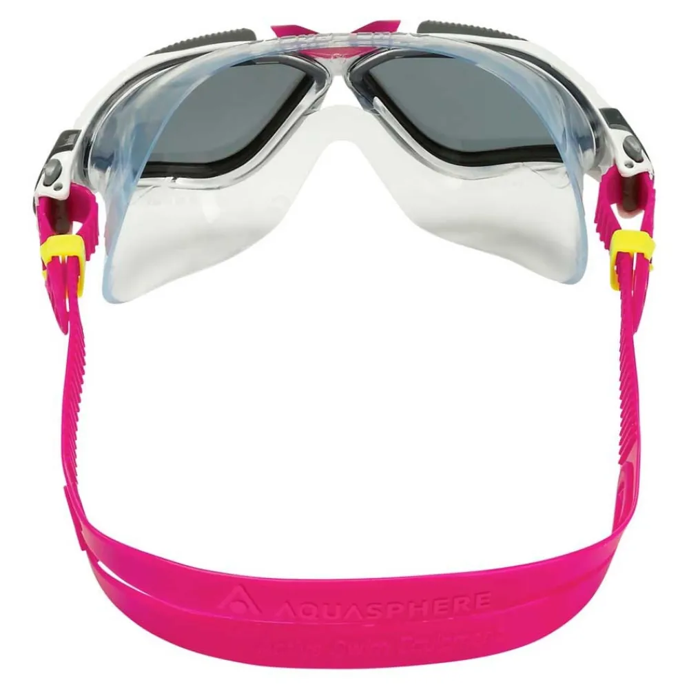 AQUA SPHERE Masque natation Aquasphere Vista - Fumée / Framboise