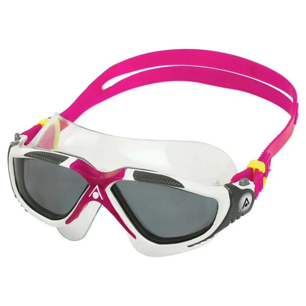 AQUA SPHERE Masque natation Aquasphere Vista - Fumée / Framboise