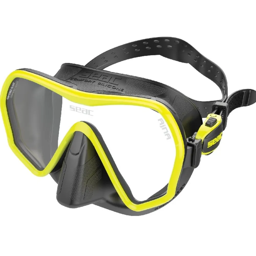 SEAC SUB Masques^Masque Ajna Noir/Jaune