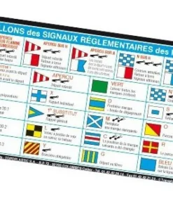 TOPOMARINE Carte Marine^Mini code régate adhésif