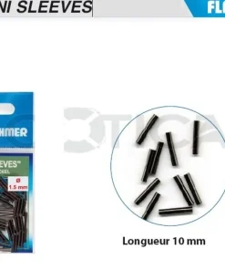 FLASHMER Accessoires|Montage Silure^Mini-Sleeves Bronzées 0,8 mm X 20