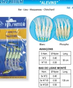 FLASHMER Tous Les Produits|Leurres^Mitrailette Alevins 5 Avançons  