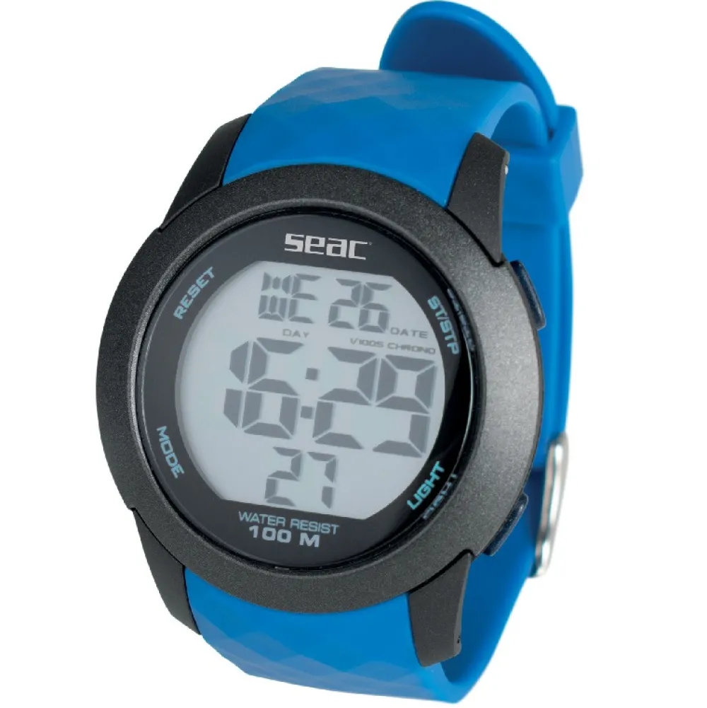 SEAC SUB Ordinateur Montre D'Apnée^Montre étanche Chrono Bleu