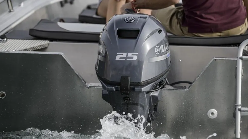 YAMAHA Moteur Bateau Arbre Court^Moteur thermique 25 CV commande à distance