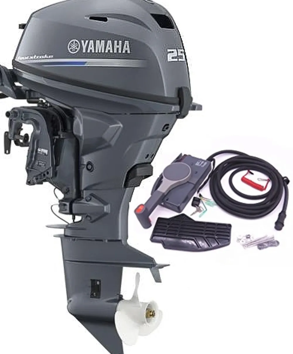 YAMAHA Moteur Bateau Arbre Court^Moteur thermique 25 CV commande à distance