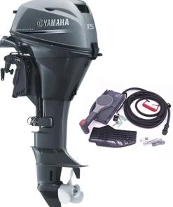 YAMAHA Moteur Bateau Arbre Long^Moteur thermique 15 CV commande à distance