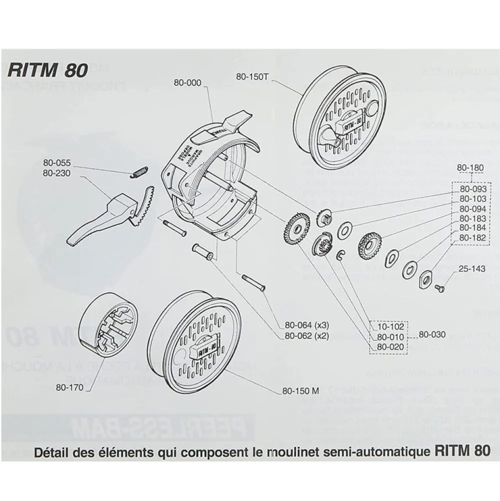 PEERLESS BAM Moulinet Mouche Peerless-bam Ritm 80 A Evolution