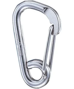 WICHARD Mousqueton pompier asymétrique à oeil - Diam: 10mm - Long: 100mm