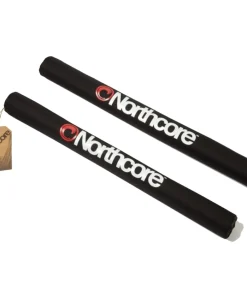 NORTHCORE Mousse Toit Et Sangles De Transport|Transport En Voiture^Mousse bar de toit Pads Wide Noir