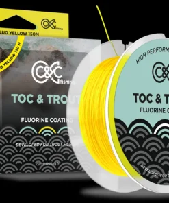 C&C FISHING Fils De Pêche Truite^Nylon Toc Trout Fluo